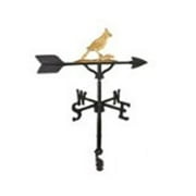 Montague Metal Products WV-225-GB 200 Series 32 In. Gold Cardinal Weathervane