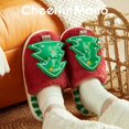 thumbnail image 3 of Kids Baby Winter Slippers Christmas Tree Fluffy Slippers House Shoes, 3 of 8