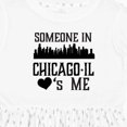 thumbnail image 4 of Inktastic Chicago Illinois Someone Loves Me Skyline Girls Toddler Dress, 4 of 5