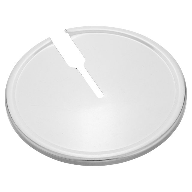 OULII Kitchen Tool Funnel Lid for Meatballs 1Set Silver Stainless Steel Dough Dispensing Baking Accessory