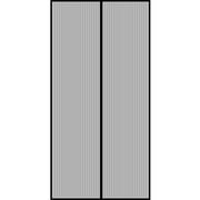Famistar Upgraded Mesh Magnetic Screen Door, Magic Instant Bug off Screen Door Net Window Curtain with 26 Powerful Magnets and Full Frame Velcro, Fits Doors Up to 41"x85", Black