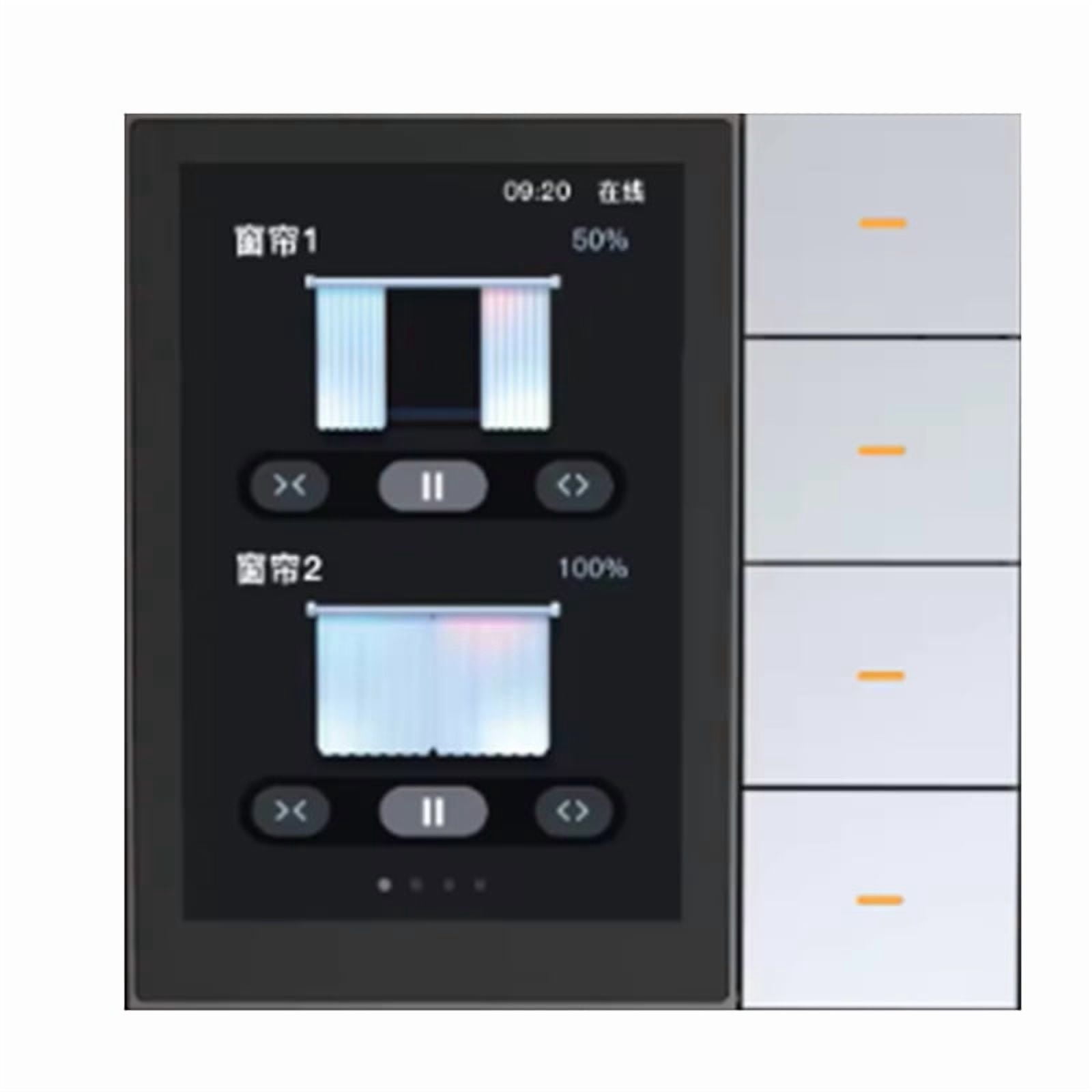Tuya Smart Central Control Panel ZigBee Wall Switch Home Automation Wireless Lighting Control System F3-Pro