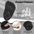 thumbnail image 3 of Anti-Slip Ball of Foot Cushions for Heels Inserts Stop Sliding, Self Adhesive Metatarsal Pads Women & Men, High Heel Comfort Foot Pads Forefoot Pain Relief Sole Soothe, 8 Pair Black, 3 of 7