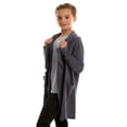 thumbnail image 1 of Soffe Girls Sleeveless Fleece Cardigan - 1650G, 1 of 1