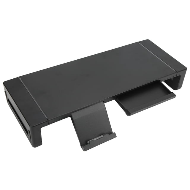 Soporte elevador para monitor, soporte elevador para monitor, organizador de escritorio multifuncional, estante para computadora portátil, soporte elevador para monitor multifuncional