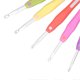 thumbnail image 2 of 9Pcs Crochet Hooks TPR Ergonomic Soft Handle Easy Identification Wide Application Crochet Needle, 2 of 4
