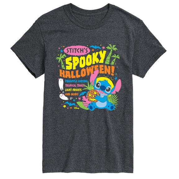 Lilo & Stitch - Stitch's Spooky Halloween - Men's Short Sleeve Graphic T-Shirt