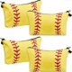thumbnail image 1 of 4 Pieces Sport Makeup Bags Sport Cosmetic Bags Sport Pouch Bag Travel Zipper Storage Case Portable Travel Toiletry Bag for Women, Girls, Team Player (, 1 of 5