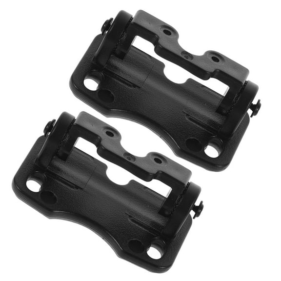 2 Pcs Universal Plate Bracket for Rear View Camera Back up License Mount Black