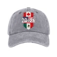 thumbnail image 3 of 2026 Soccer Fan BaseballHat USA Canada Mexico Flag Graphic Sports Hat Adjustable Strap Unisex, 3 of 6
