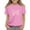 Pink, variant on CCRFTGI Shirts for Teens Girl Cute Short Sleeve Bowknot Graphic Tunic Tops Summer Round Neck T-Shirts Comfort Lightweight Solid Clean Girl Clothes Army Green 7-8Y