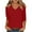 Red, variant on Dxzfnsa Tops for Women Trendy Womens Spring Tops 3/4 Length Long Sleeve Shirts Business Casual Dressy Tunic Tops Trendy Outfits 2025 S-2XL