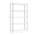 thumbnail image 3 of Hirsh 3200 Riveted Metal Shelving 5-Shelf Unit 18Dx48Wx72H Gunmetal Gray/Black, 3 of 3