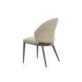 thumbnail image 7 of Casabianca Home Totem Set of 2 dining chair in taupe pu-leather., 7 of 7