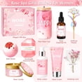 thumbnail image 2 of Cesta de regalo de spa GiftPeak Rose Relaxing para mujer con copa de 16 onzas, 2 of 7