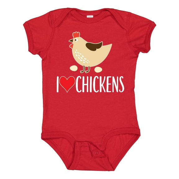 Inktastic Chickens Cute Farm Animal Boys or Girls Baby Bodysuit