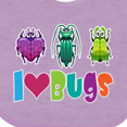 thumbnail image 4 of Inktastic I Love Bugs Boys or Girls Baby Bib, 4 of 4