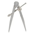 thumbnail image 1 of Carbon Steel Divider,Flat Leg Divider 150mm Leather Compass Drafting Compass Masterfully Created, 1 of 14
