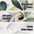 thumbnail image 4 of Sage Green Eucalyptus Leaves Shower Curtain, Aesthetic Art Watercolor Plant Floral Leaf Bathroom Decor, Waterproof Fabric Shower Curtain Set with Hooks 72x72 Inches, 4 of 6