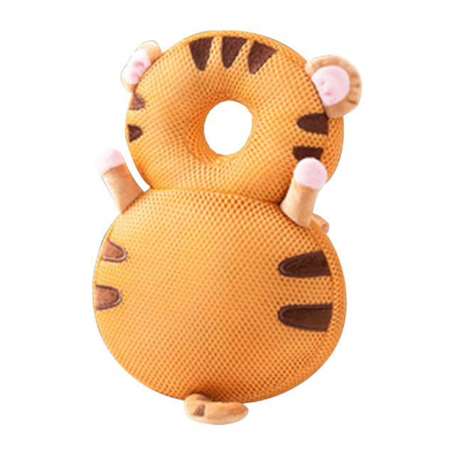 Felpa linda del protector de la cabeza del bebé de la forma del animal de relleno para caminar y gatear del bebé