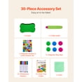 thumbnail image 4 of VEVOR Art Easel for Kids, 2-in-1 Wooden Double-Sided Kides Art Easel with Magnetic Whiteboard & Chalkboard, Adjustable Standing Rotatable Foldable Drawing Board with Painting Accessories for Boy Girl, 4 of 9