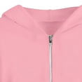 thumbnail image 3 of Abcomgle Girls Zip Up Hoodie 10-12 Cropped Long Sleeve Jackets for Teen Girls Cute Fashion Lightweight Pullover Sweatshirt with Pockets, 3 of 8