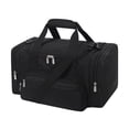thumbnail image 1 of Small Duffel Bag 17 inch Carry On Weekender Bag for Travel Gym Sport (17x10x9 in) - Black, 1 of 7
