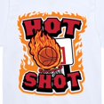 thumbnail image 3 of Instant Message - Basketball Hot Shot Short Sleeve Graphic T-Shirt, 3 of 6