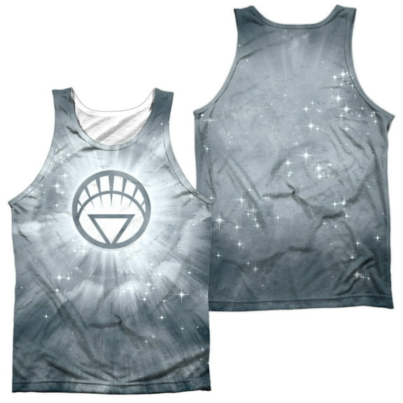Green Lantern Men's  White Energy Mens Tank White