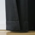 thumbnail image 4 of Mainstays Solid Blackout Curtain Panel Pair, Set of 2, Black, 30”W x 84”L, 4 of 5