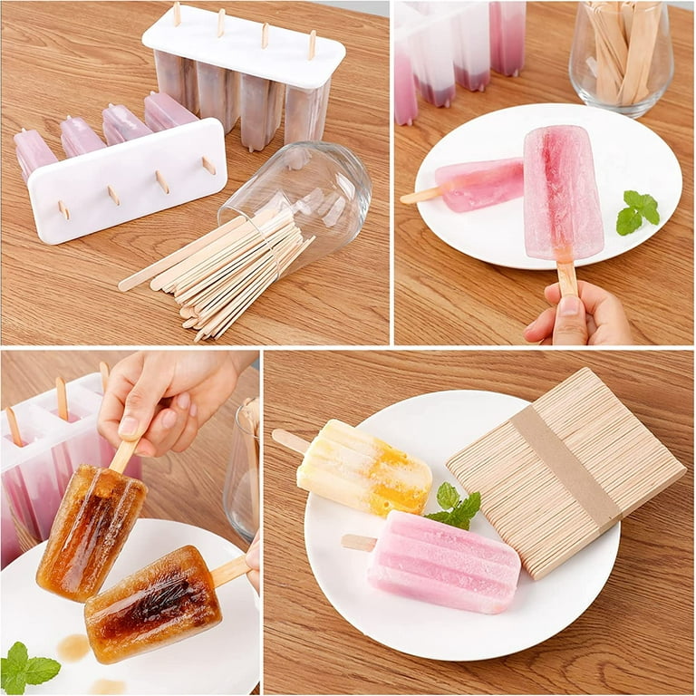Craft Sticks Ice Cream Sticks Natural Wood Popsicle Craft - Temu