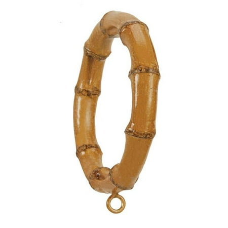 Menagerie Bamboo Curtain Ring Set Of 4 Walmart Com