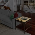 thumbnail image 6 of IDNA Chicago Cubs 25-Layer StadiumView Lighted End Table, 6 of 6