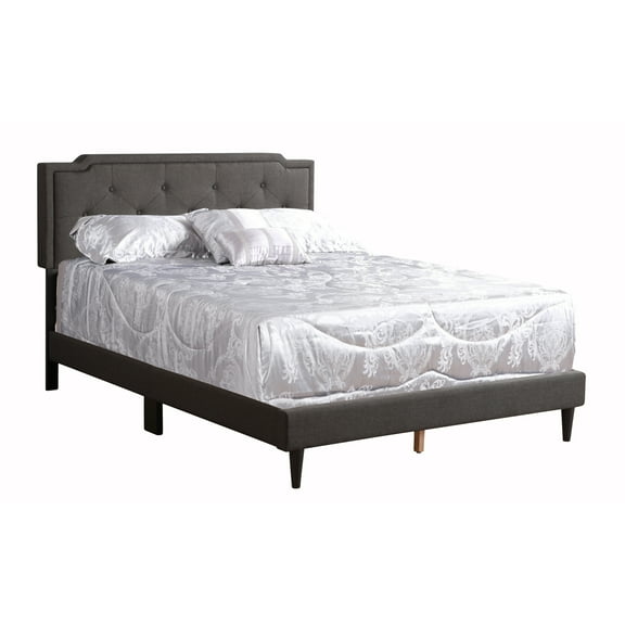 HomeStock Asian Aesthetics Bed - BLACK