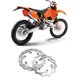 thumbnail image 4 of Rotor De Disco De Freno De Motocicleta, Rotor De Disco De Freno 2 Piezas Rendimiento De Frenado Mejorado Para 250-450 EX F EC F MC, 4 of 7