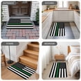 thumbnail image 6 of Thin Green White Line Door Mat&nbsp;Indoor Outdoor Entrance, Non Slip Rug for Kitchen Bathroom Entryway Rug, American Flag Star Washable Doormat Floor Mat for Office Home Decor 20x31.5 Inch, 6 of 8
