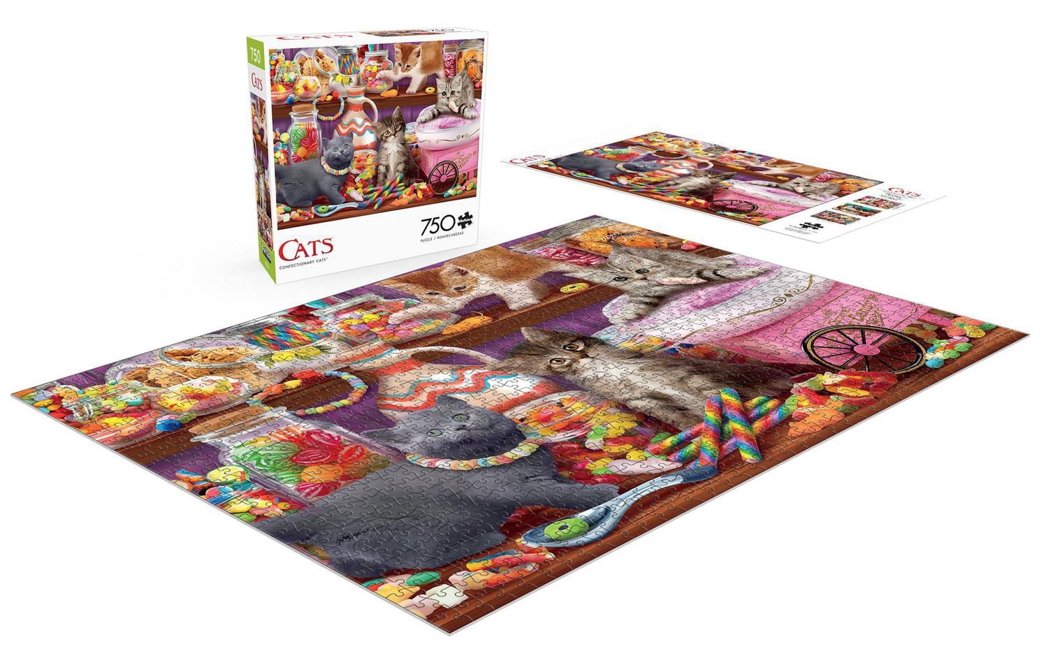 Buffalo Games - Cats - Confectionary Cats - 750 Piece Jigsaw Puzzle
