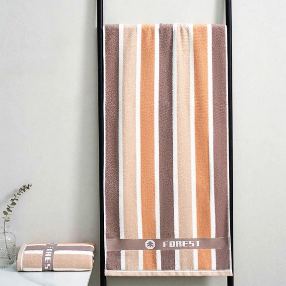 Hmgxay Extra Long Cotton Towel, 16"x36" Non-Linting Absorbent Face Towel, Fitness Sports Large Bath Towel, Household Drying Towel - Soft & Durable