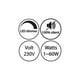 thumbnail image 4 of Led Dimmer (cord) - 1 To 60 W - Continuously Variable Intensity - Incandescent Bulbs - On/off - 220 To 230 V - Dimmer By Cord From 1 W - Transparent, 4 of 4