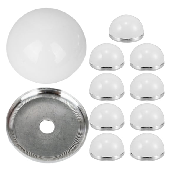 Luxshiny 10Pcs Vanity Light Cover LED Lamp Shades for Makeup Mirror Fixtures with Easy Installation