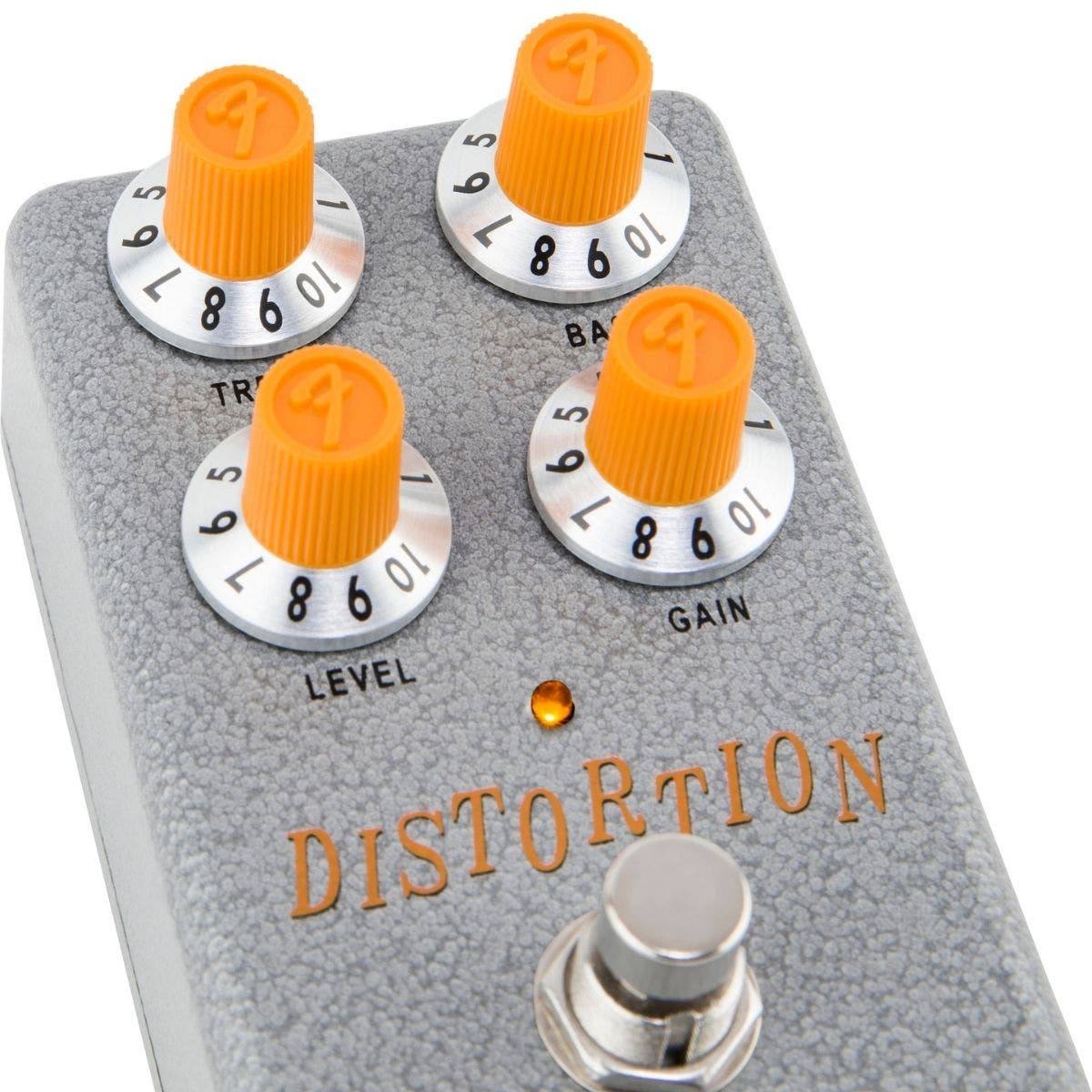 Genuine FENDER Hammertone Distortion Pedal, Solid Aluminum Stomp Box #0234570000