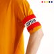 thumbnail image 5 of Brazalete elástico de capitán Uxcell para entrenamiento de equipo de fútbol, paquete de 4 en negro, blanco y rojo, 5 of 5