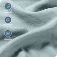 thumbnail image 2 of Bare Home Washed Sheet Set - Premium 1800 Collection - Deep Pocket - 3 Piece - Twin XL, Slate, 2 of 6
