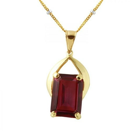 Foreli 10CTW Topaz 10k Yellow Gold Necklace