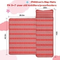 thumbnail image 5 of Red Christmas Folk Pattern Toddler Nap Mats for Kids Preschool,50"x20" Sleeping Mat Bag or Kids,Toddler Sleeping Bag,Toddler Nap Mat or Daycare, 5 of 6