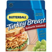 Butterball: Rotisserie Seasoned Thin Sliced Turkey Breast, 6 oz