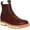 Wine, variant on The Western Shops Leather Short Ankle Soft Toe Work Boot