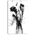 thumbnail image 2 of Black Paint Stain - Abstract Canvas Art Print - 20x40, 2 of 4