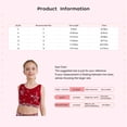 thumbnail image 7 of Sholeno Kids Girls Sparkle Sports Bra Criss Cross Back Gymnastics Yoga Tank Vest Ballet Dance Tops Bralette White 10, 7 of 7