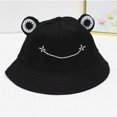 thumbnail image 1 of Tie Dye Bucket Hat Reversible Cotton Multicolored Fisherman Cap Packable Sun Hat, Adult, Frog Black, 1 of 9